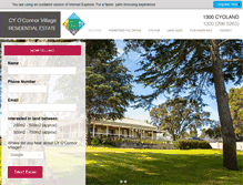Tablet Screenshot of cyovillage.com.au